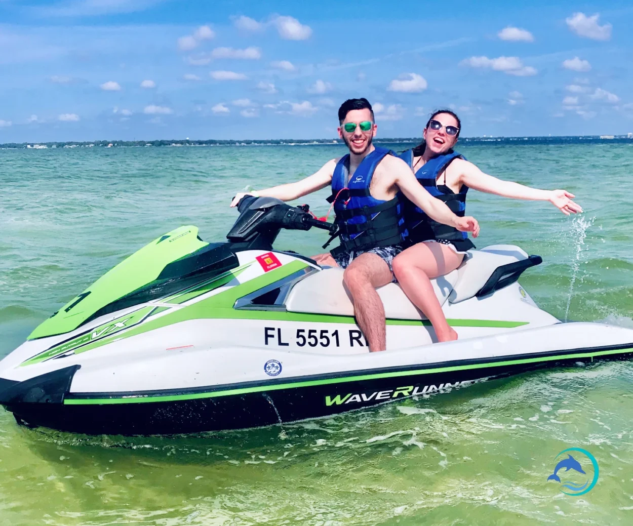 Jet ski rentals at Crab Island